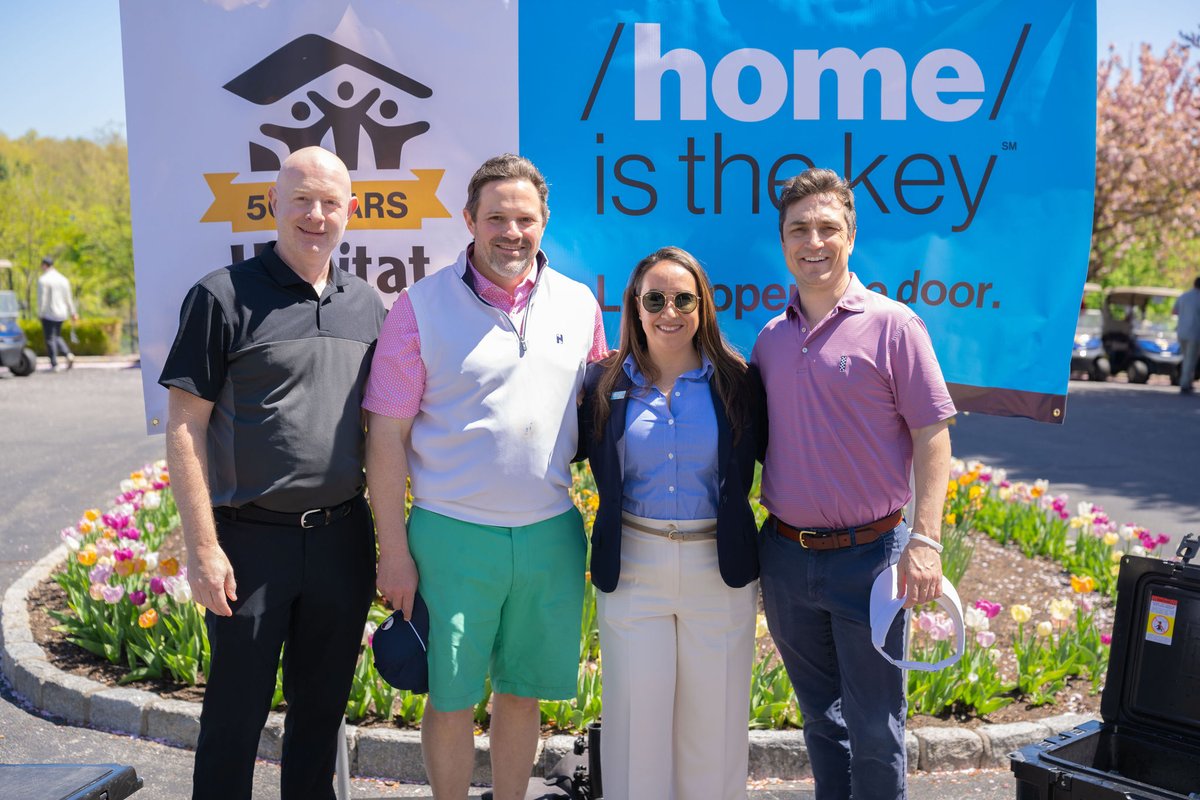 Habitat_org's tweet photo. Yesterday, Habitat NYC and Westchester County hosted a golf outing and dinner as part of our 2026 #HomeIsTheKey initiative. @kenjenkinsny delivered the keynote address, highlighting a full day of activities that supported our work and helps #OpentheDoor to more opportunities. https://t.co/JJhwNJZz7I