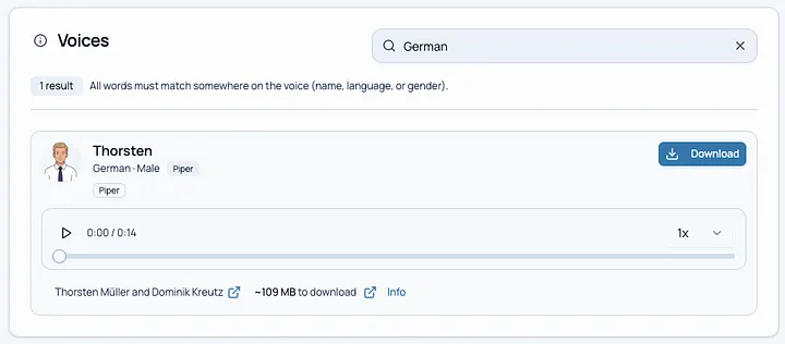 MarkIb__'s tweet photo. PiperTTS is now available in https://t.co/Nq3qlfttE6
this unlocks so much new languages and voices built by the community! 
Piper is a local text to speech developed by the community
https://t.co/Uq49i6W6ck
#privacy #text_to_speech https://t.co/ZzolhDGg0c