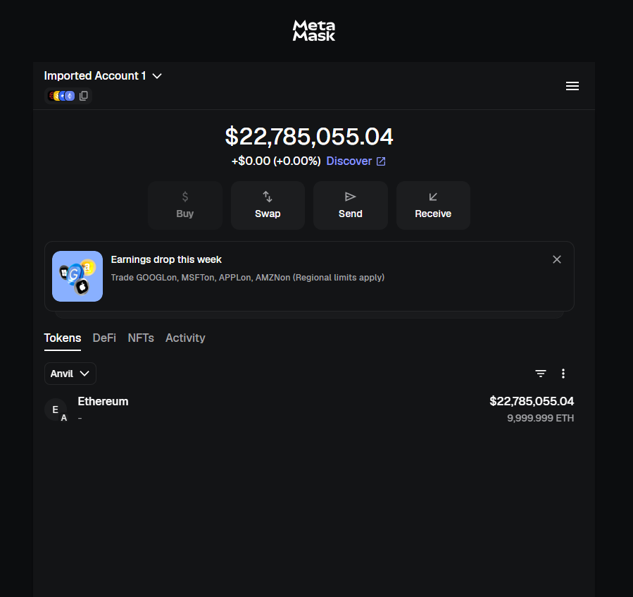 TobyTech6's tweet photo. Web3 dev log 🧵
Today I learned:
→ Always detect the user's chain before sending any transaction 
→ Simulate transactions with viem before executing —catch errors before they cost gas 
→ Use Anvil as a local blockchain to test your frontend

#Web3 #LearningInPublic #Blockchain https://t.co/3ZWk2d9RD0