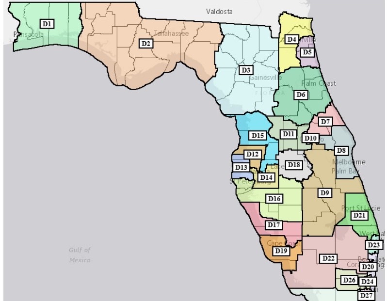 wmnf's tweet image. Governor Ron DeSantis has submitted a new congressional map to Florida lawmakers, a proposal that could flip several districts from Democrats to Republicans 

Read more below 👇

#WMNF #FloridaNews #Politics #TampaBay #LocalNews