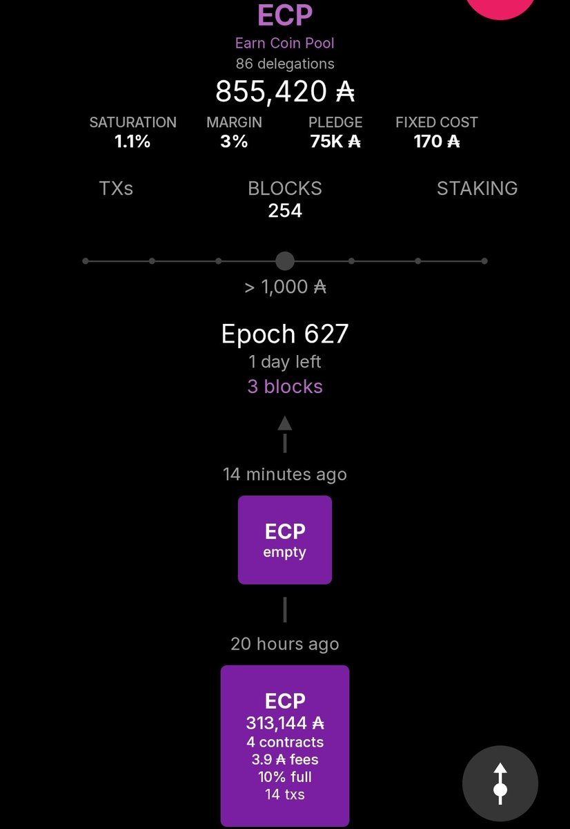 earncoinpool's tweet image. 🧱We minted our 3rd Cardano block of the Epoch 🥳

Looking for a new stake pool? Please consider staking to ECP

Thank you for your support ❤️
#Cardano $ADA

Info on empty blocks 👇
x.com/i/status/19727…