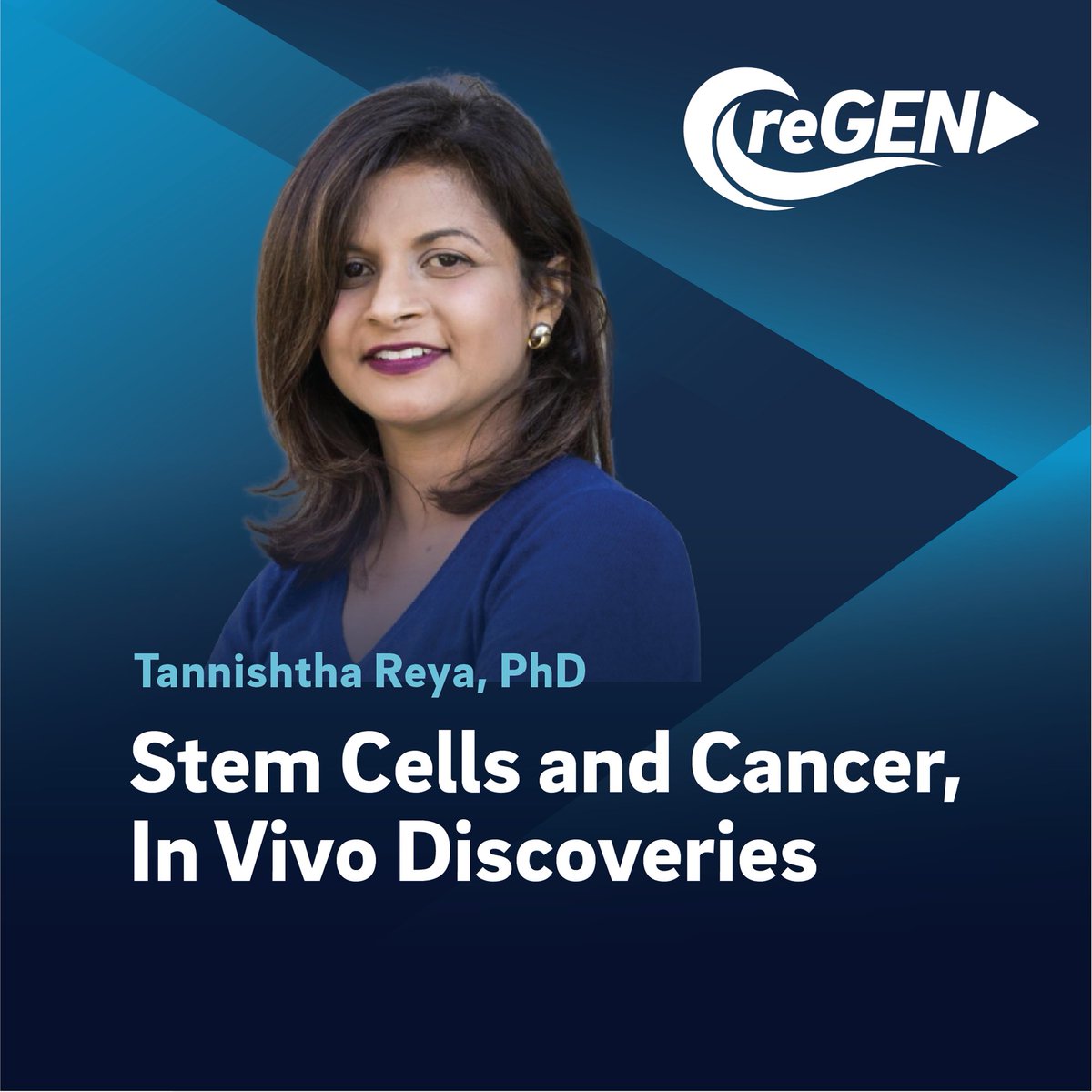 ucsdstemcell's tweet photo. https://t.co/SK1YA9DCsT  Tune in for our reGEN Podcast 🎙️conversation with @TannishthaReya, PhD, who is credited with creating the term “cancer stem cells.” 🦠  She has created novel approaches to map normal stem cell behavior within living organisms. #MedTwitter #stemcells https://t.co/rpYcFVwcO8