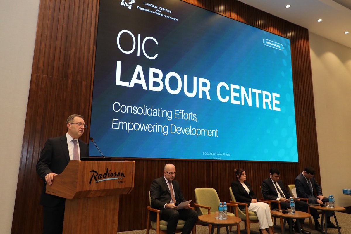 AzerBayramov's tweet photo. Conference dedicated to the World Day for Safety and Health at Work, co-organized by the OIC Labour Centre.

#SafeDay #SafeDay2026 #OICLabourCentre https://t.co/Is2bRIVQ0M