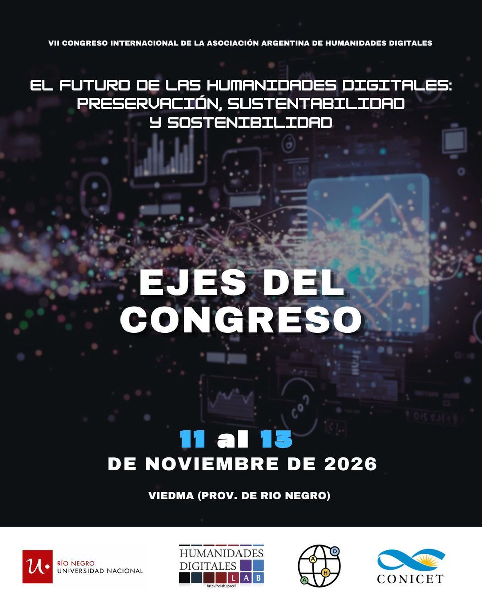 Asociación Argentina de Humanidades Digitales tweet media