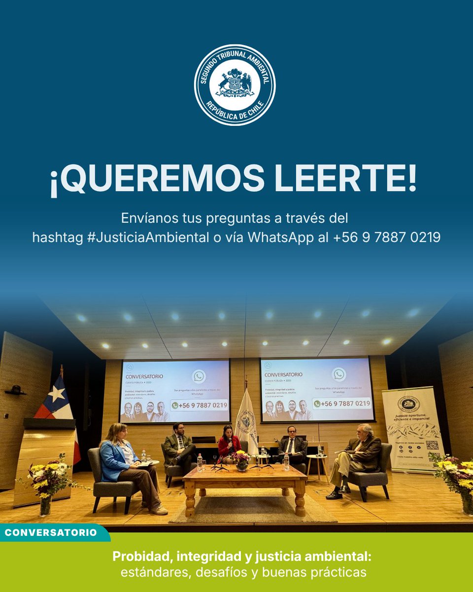 Segundo Tribunal Ambiental / Environmental Court tweet media