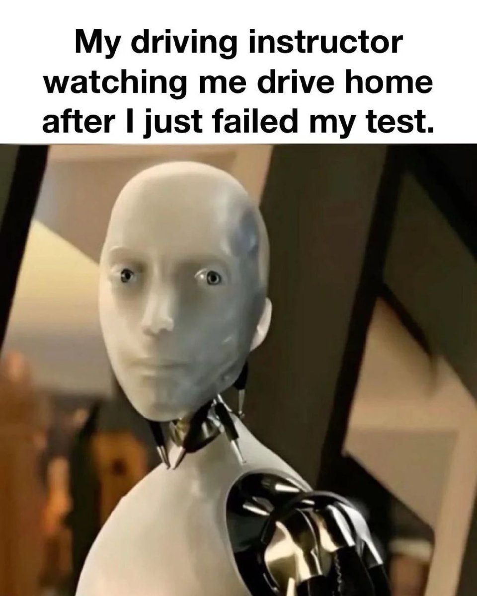 Memedroid's tweet image. Have a nice day sir #driving #memes #cars #license #funny