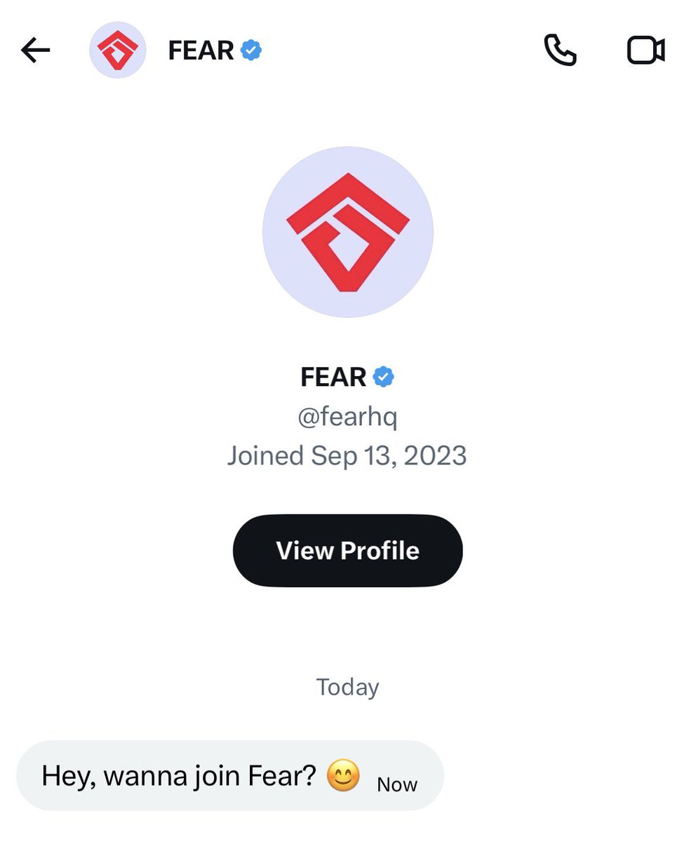 FEAR tweet media