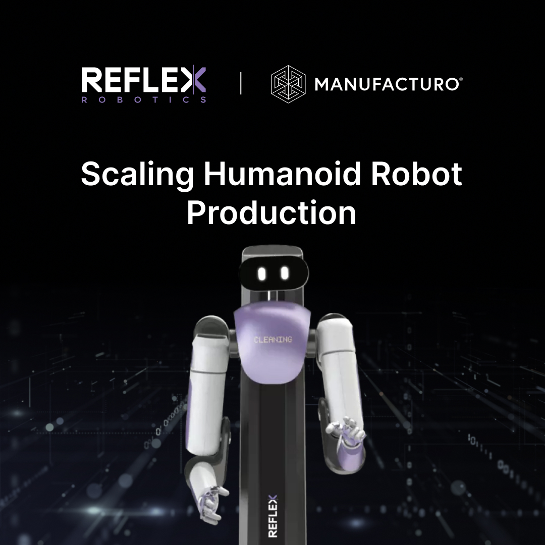 📣 Partnership announcement...

We're proud to support Reflex Robotics as they build affordable, general-purpose humanoid systems designed for real manufacturing and logistics environments.
na2.hubs.ly/H059sMl0