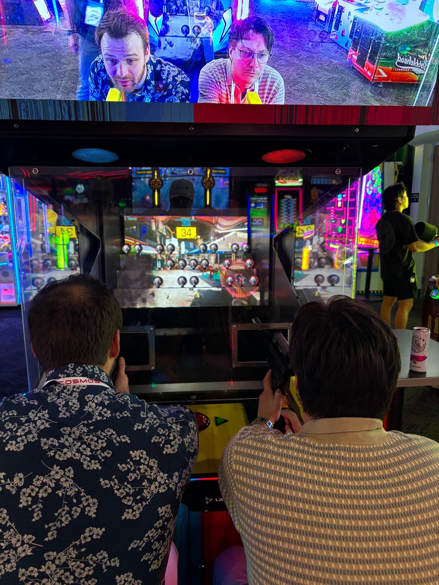 VerosoftDesign's tweet photo. Day 2 at #DirectionsNA Orlando and we’re just getting warmed up 🔥
Great night with partners at the @TaskletAI  &amp; Yaveon event 🎮 + a quick scooter tour of the city 🛴
Back today talking AI, innovation, and real ways to drive value in #BusinessCentral.
📍 Booth G13 https://t.co/uoQKvsuTcE