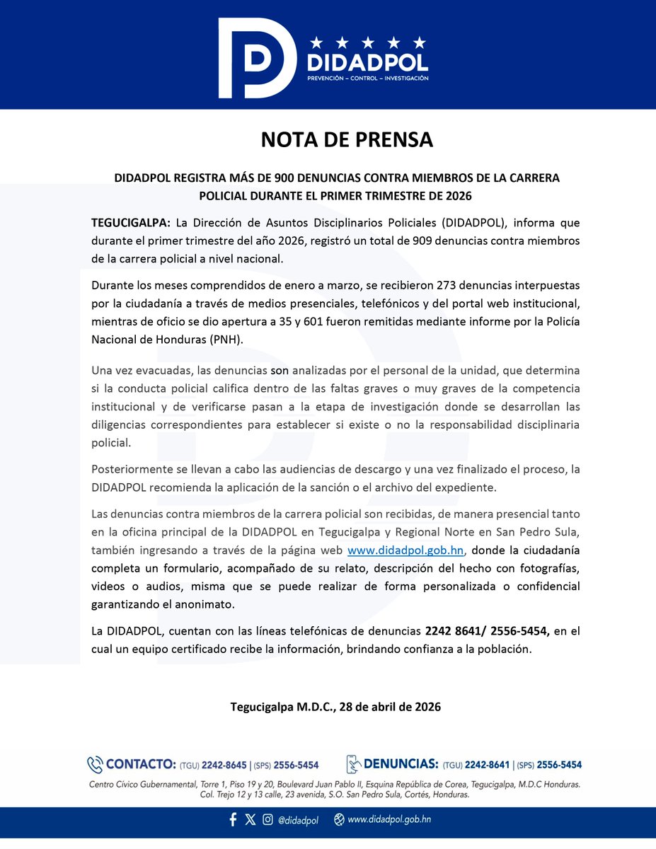 Dirección de Asuntos Disciplinarios Policiales tweet media