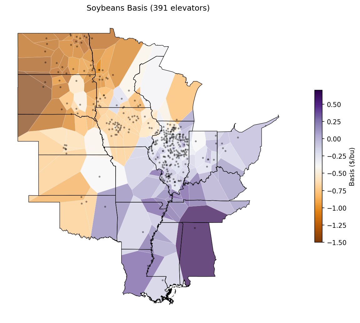 fastagsdata's tweet image. Daily Basis EOD Update
Apr 28, 2026

Delivery: Apr 2026
Changes vs Apr 27
Corn: 397 elevators | 35 higher, 15 lower
Soybeans: 391 elevators | 37 higher, 34 lower

#Basis #Ags #Grains #fastagsdata #OATT