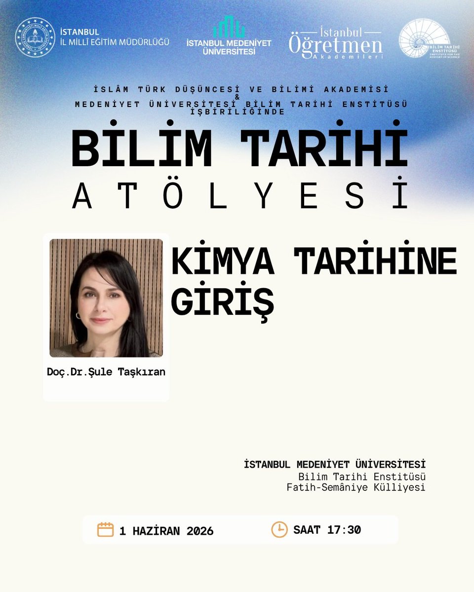 Medeniyet Bilim Tarihi Enstitüsü tweet media