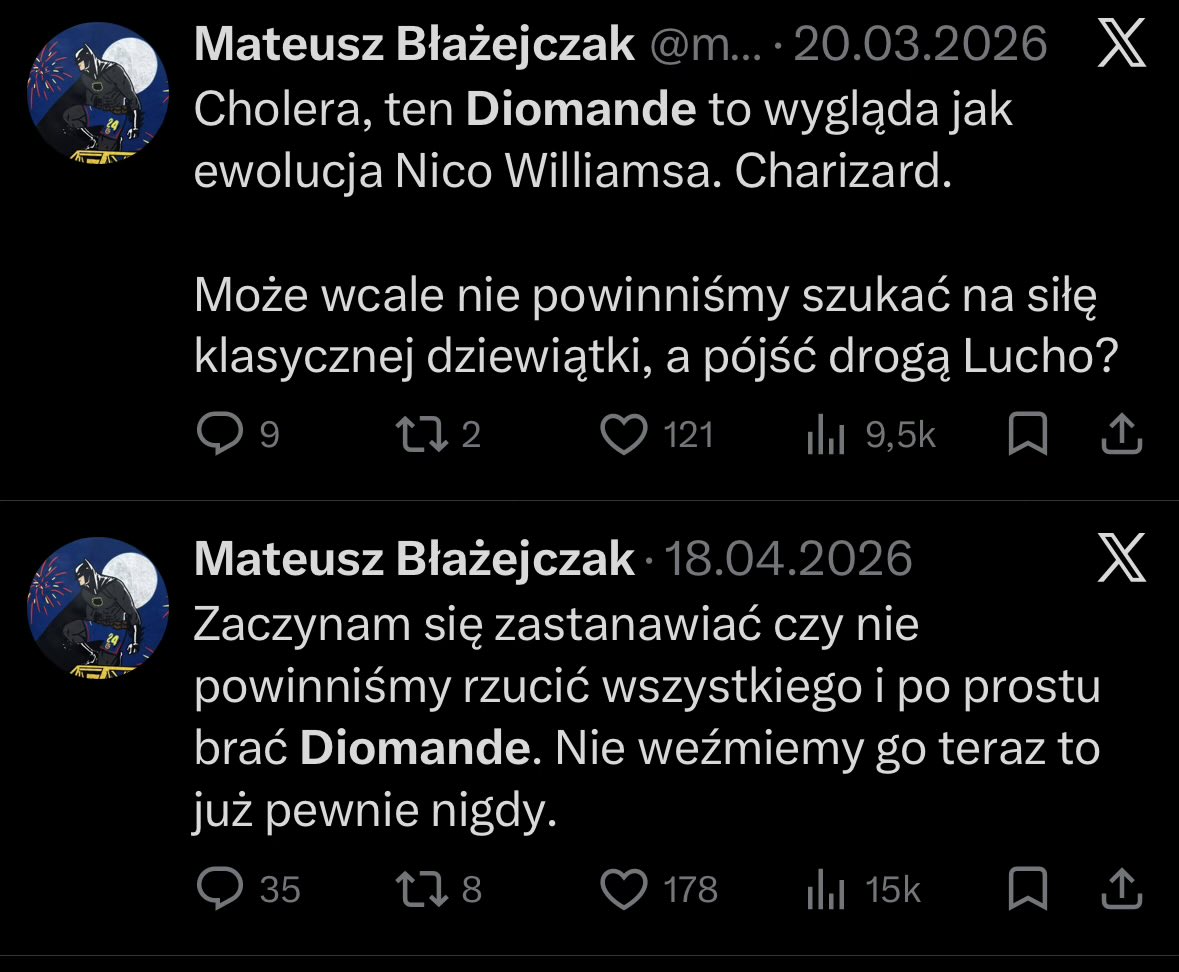 Mateusz Błażejczak tweet media