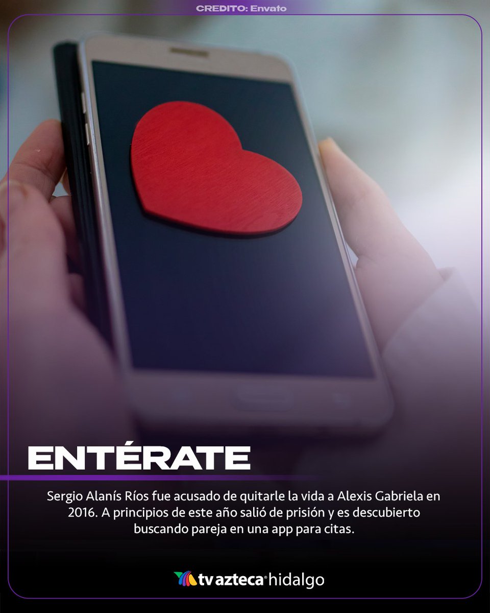 #Entérate | De acuerdo con los reportes periciales, el 17 de abril de 2016, Sergio Alanís Ríos acudió a la casa de su exnovia Alexis Gabriela, de 17 años, y la agredió en el cuello, aparentemente por un ataque de celos. 😡💔

El sujeto fue sentenciado a 19 años por el delito de