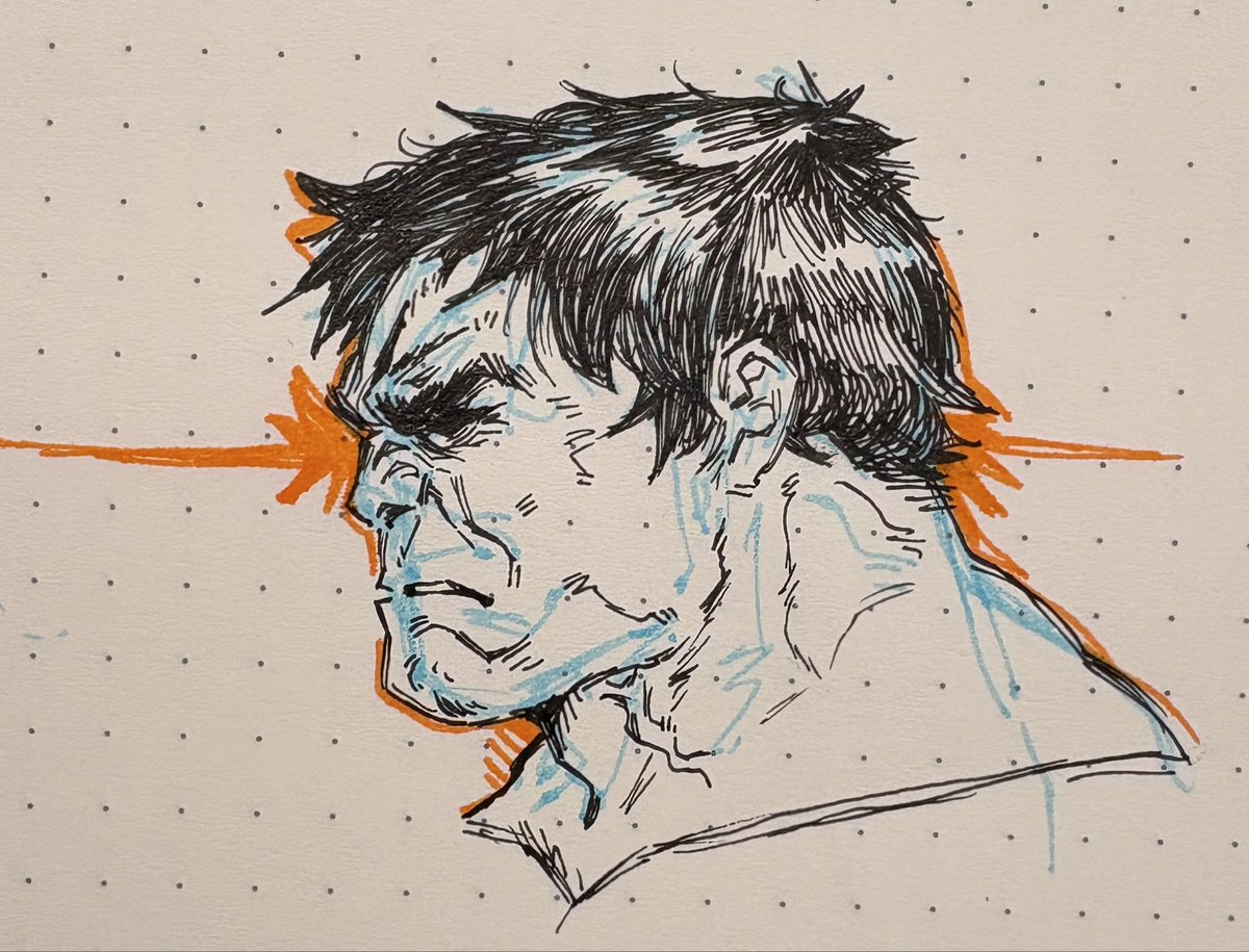 weird how i never actually draw my favourite characters. 

#hulk