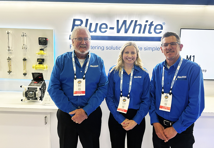 BlueWhiteInd's tweet image. Blue-White®'s Mark Moore, Karley Johnston &amp;amp; Andy Forquer are in San Antonio for Texas Water. Stop by Booth 754, 756, the Team has great products to show you for Simple &amp;amp; Effective Treatment of #Water &amp;amp; #Wastewater. Preview:  bit.ly/4tYwTiY #texaswater #drinkingwater
