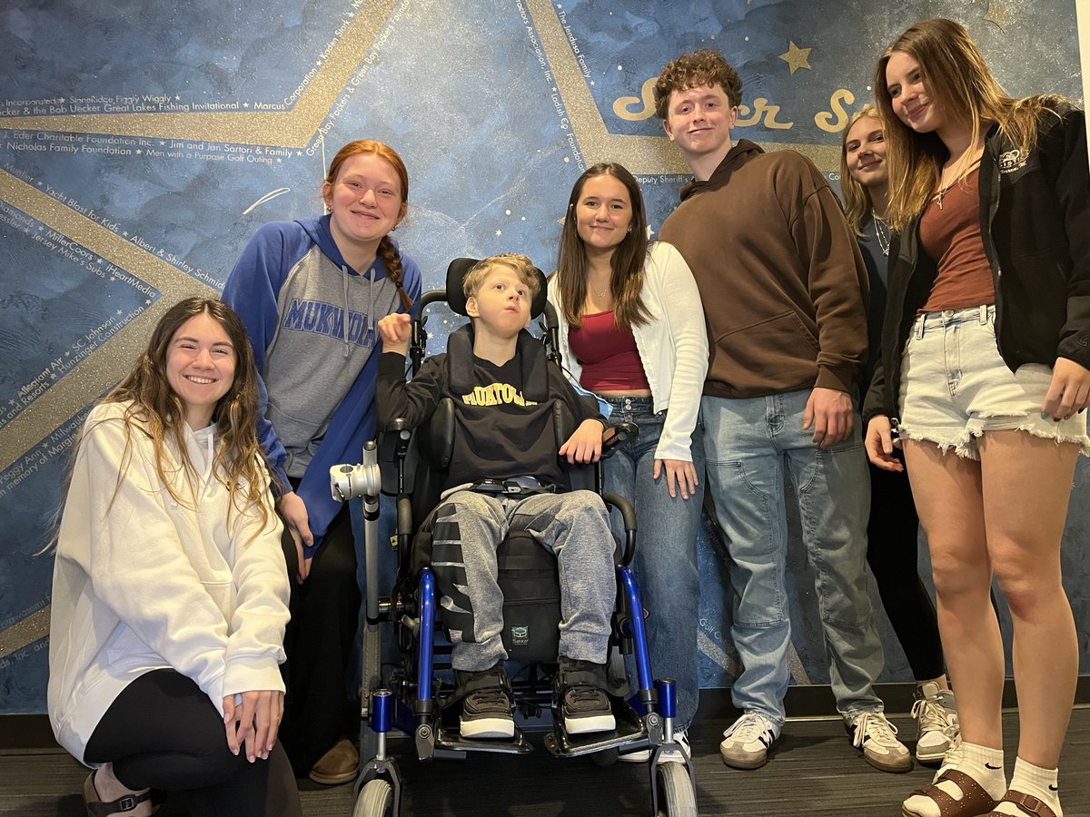 Coach_Witte's tweet photo. Leadership classes, all 10 sections from both semesters, huge part of @MASDSCHOOLS Kids for Wish Kids.

Our classes raised over $22k! Winning class received tour of @MakeAWishWI headquarters and lunch with my son Ricky (wish kid himself)

Powerful experience. Great way to finish. https://t.co/mhsnNNiJtz
