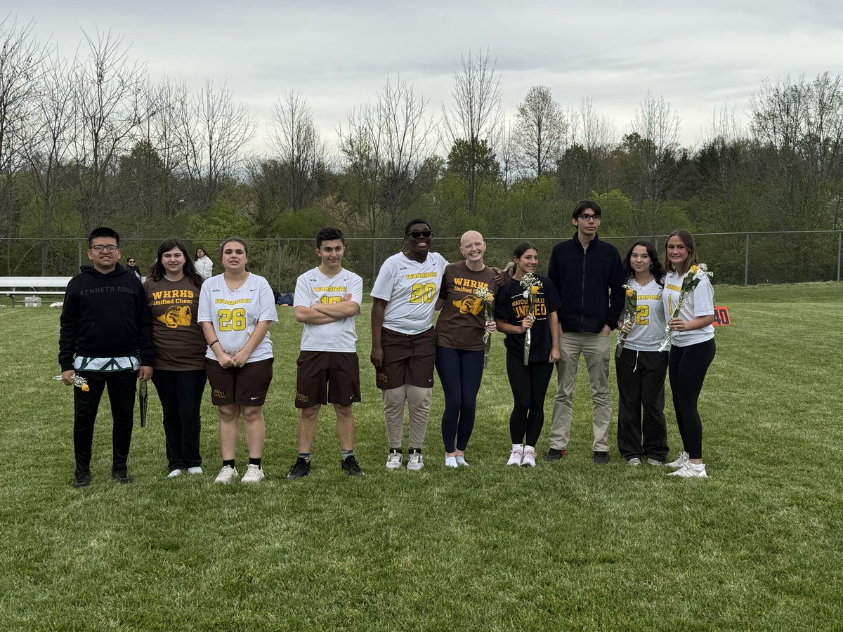 WHRHS_Athletics's tweet image. Congrats to our Unified Flag Football seniors and good luck today against West Morris Central. #WarriorPride