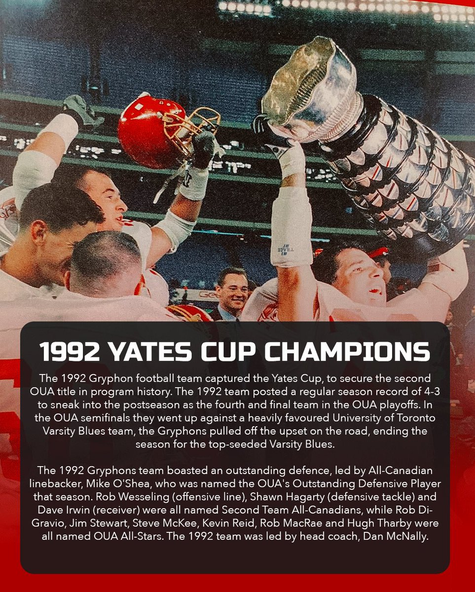 GryphonFB's tweet photo. This year's 2026 @guelph_gryphons Hall Of Fame Class has a lot of football coming through. Swipe through to learn more about this year's inductees! 

They'll officially be welcomed to the Gryphon Hall of Fame on Saturday, June 13, 2026! ❌🏈 #LeaveYourMark https://t.co/AUu58qVw1Q