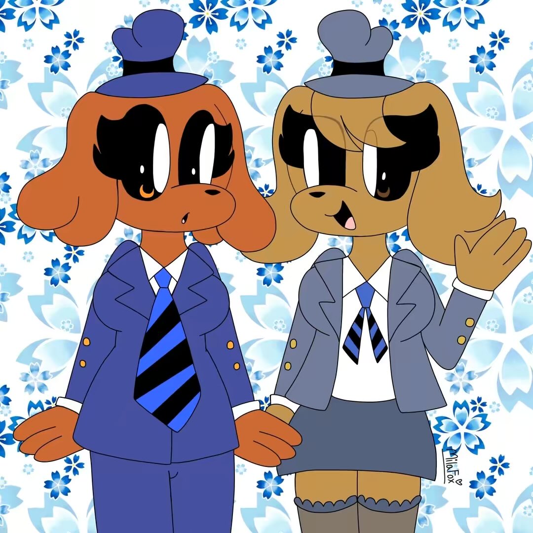 milathefox's tweet photo. Something I did for @KABOCHA_BOO a while back.
(her designs are on the left and mine are on the right)
#samandmax #genderbend https://t.co/DCdgUfDsuz