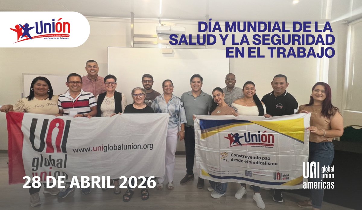 UnionComercioCo's tweet photo. ¡Que trabajar nunca jamás nos cueste la vida!!!
Con prevención y seguridad en el trabajo podemos lograrlo.
Por espacios de trabajo seguros, saludables y de vida.
#AbanderadosDeTusDerechos
#SaludYSeguridadEnElTrabajo @LuzMarinaDiazJ @SandraV04810445 @bonilla_yohan @SergioMDita https://t.co/haOT28Rl5l