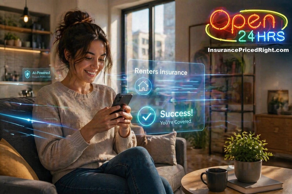 robertjrussell's tweet photo. Why wait for paperwork? 📄 Our AI-driven platform gets you covered in minutes. Fast, easy, and starting at just $6/mo. Alabama, Texas, Florida, and more: get your quote today! ⚡️ #RentersInsurance #AIEfficiency #EasyCoverage https://t.co/vCqFmtquKl