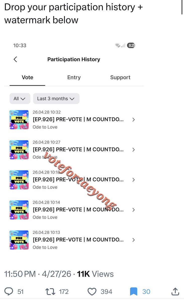 ????? 
Tyfs helped you and this is how you returned the favor by voting against taeyong ?