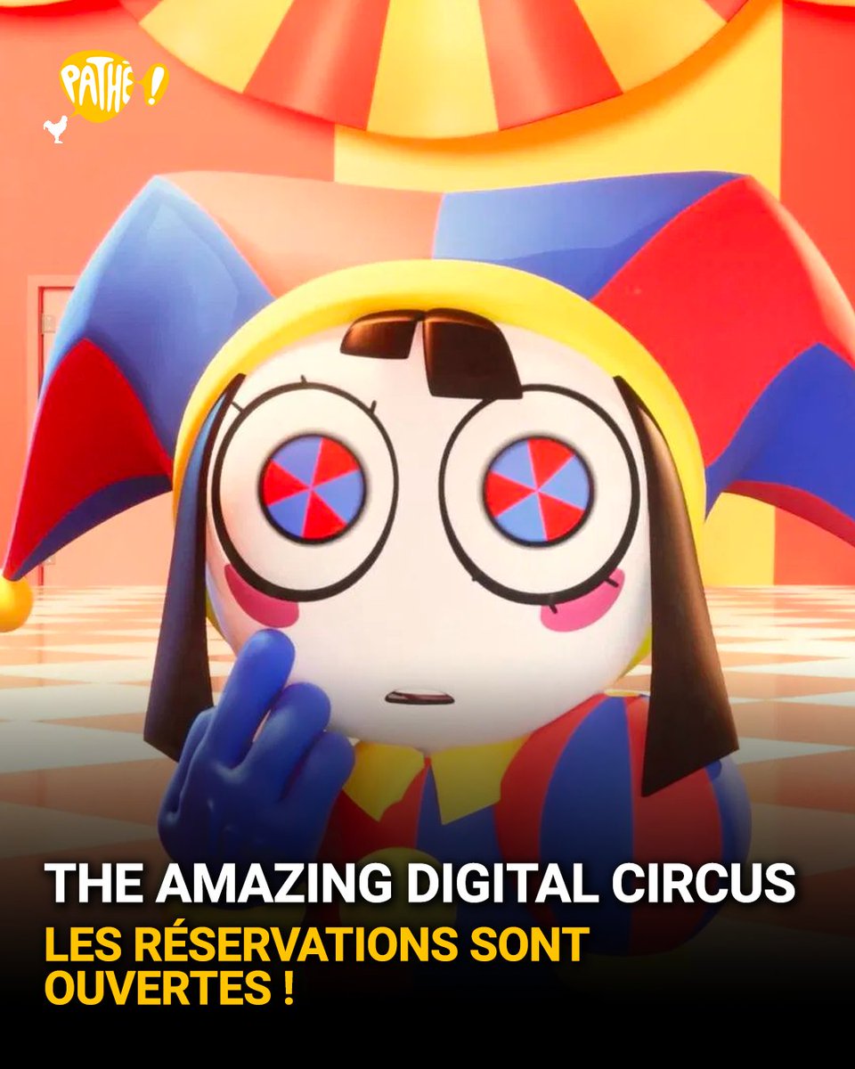On y est : les réservations s'ouvrent dans votre cinéma pour #TheAmazingDigitalCircus : acte final ! C'est par ici : spkl.io/6013AfC3T