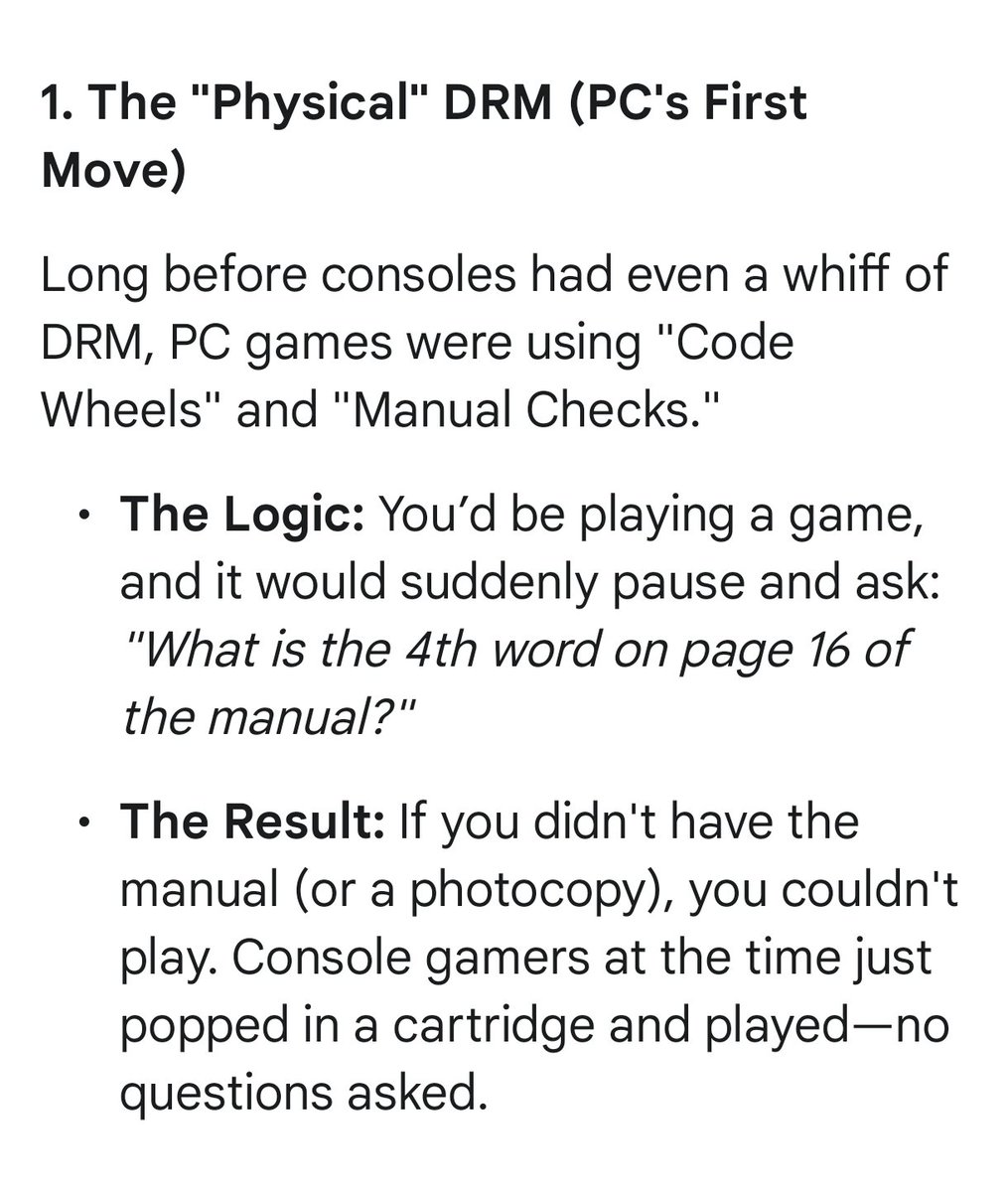 TheRealJTV4K60's tweet image. If you hate #DRM blame the #PC Gaming Community. History is Important.