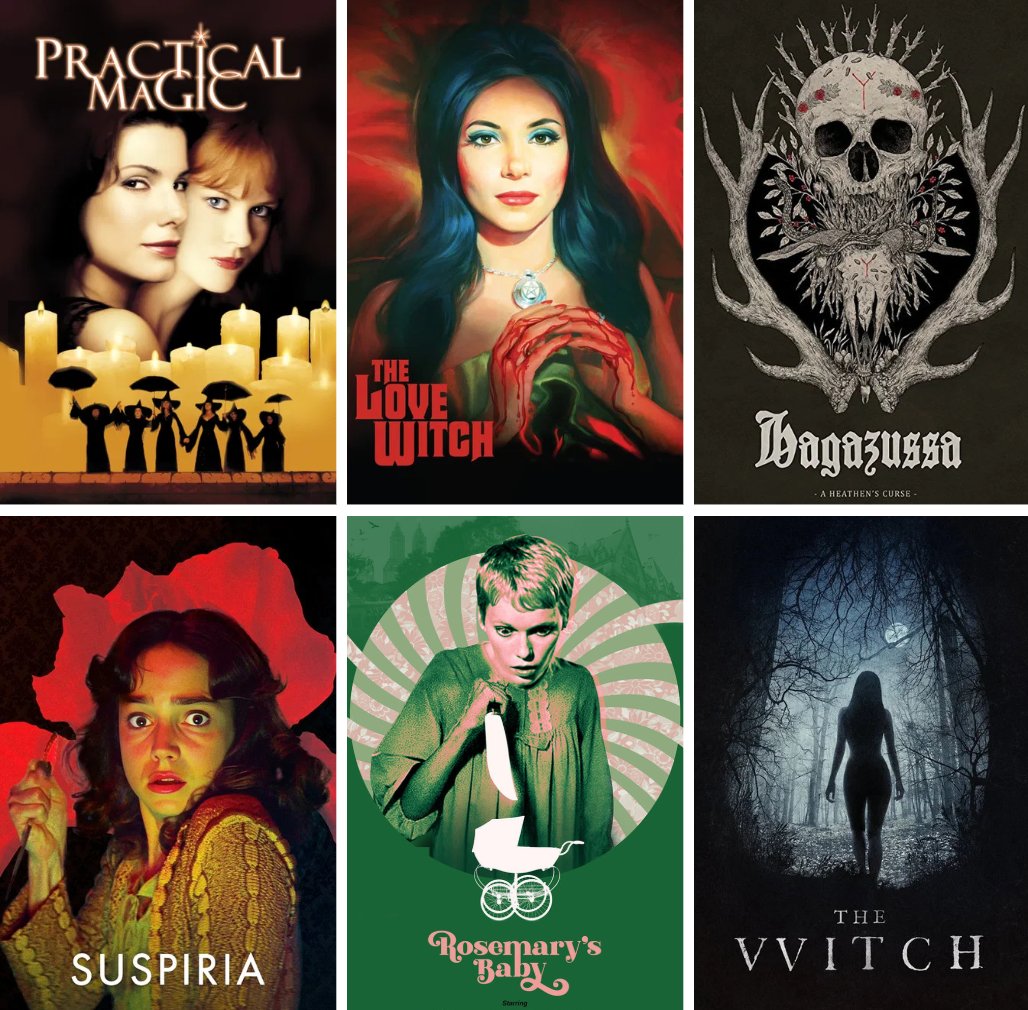 HorrorCarnival's tweet image. Out of these six witch movies, which one casts the strongest spell on you?
