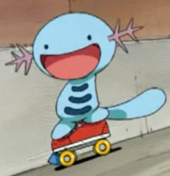 Wooper loves skating