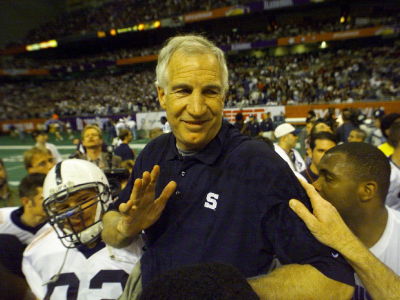 The Patriots are eyeing former Penn State DC Jerry Sandusky as a replacement for Mike Vrabel if Vrabel chooses to resign, per Dianna Russini