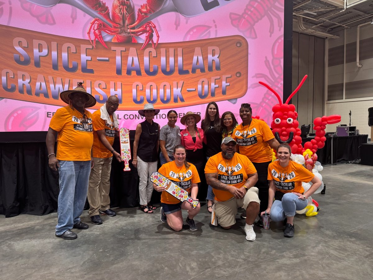 NewOrleansENMCC's tweet photo. On Friday, our staff let the good times roll at our annual Spicetacular Crawfish Cookoff! 🦞🔥 https://t.co/I5pb3ncaMr