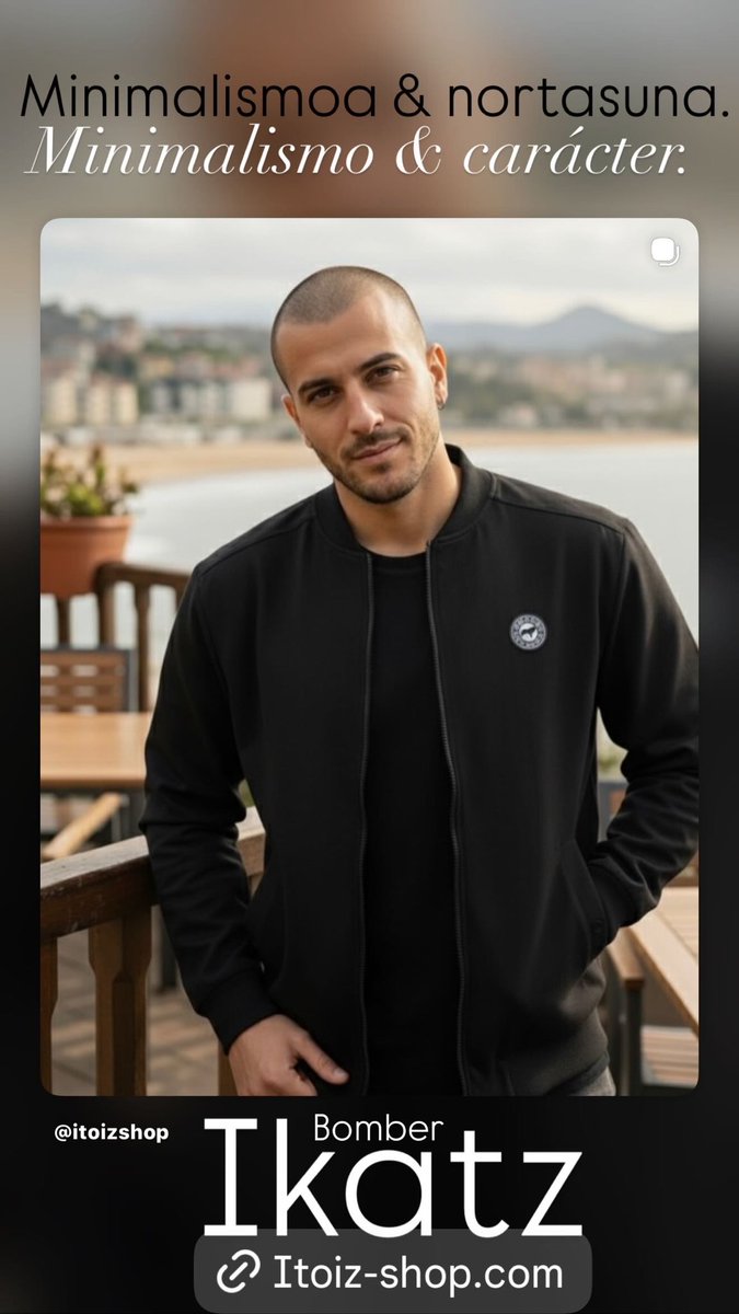 _Itoiz's tweet image. Minimalismoa &amp;amp; nortasuna. Udaberri honetarako Hïkaren bomber berria.

Minimalismo &amp;amp; carácter. La nueva bomber de Hïka para esta primavera.
.
💣 Bomber IKATZ 
👉🏻 itoiz-shop.com
📸 Instagram @itoizshop
.
#Baskland #Hïka #Bomber #Ikatz #Portugalete #EuskalHerria