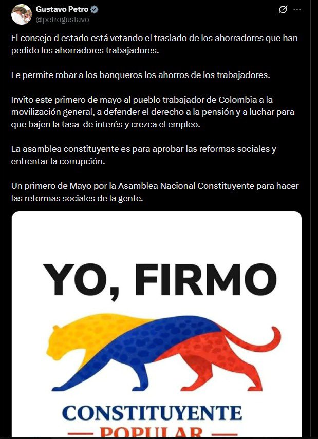 María Fernanda Cabal tweet media