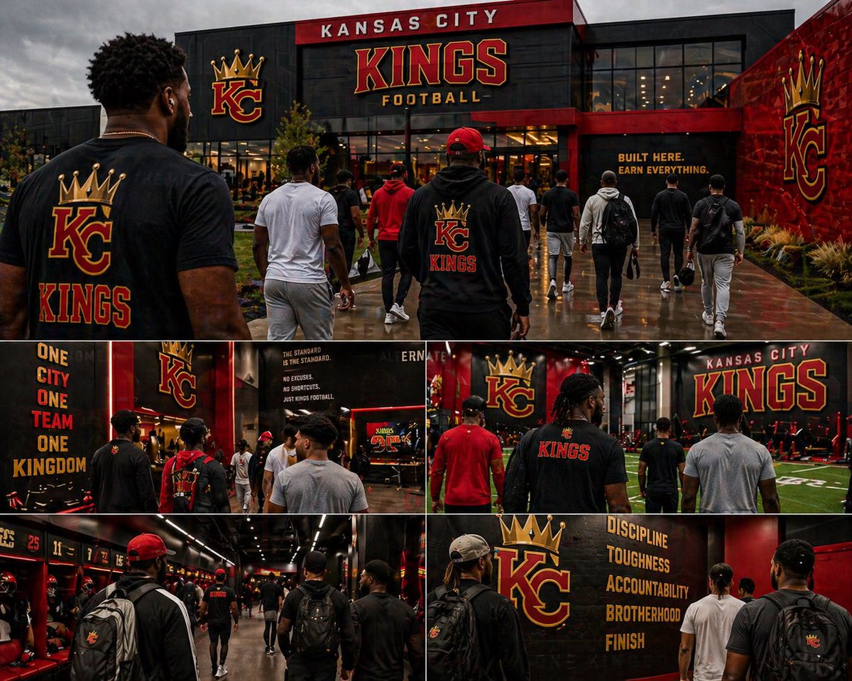 UGL_Football's tweet photo. First look inside the Kingdom 👑

The Kansas City Kings step into their facility for the first time… and it’s all business from here.

New home. New era. Same mission.

Locked in and ready to work. 

#UGL2026 #UGL https://t.co/Rjmu3IZK6H