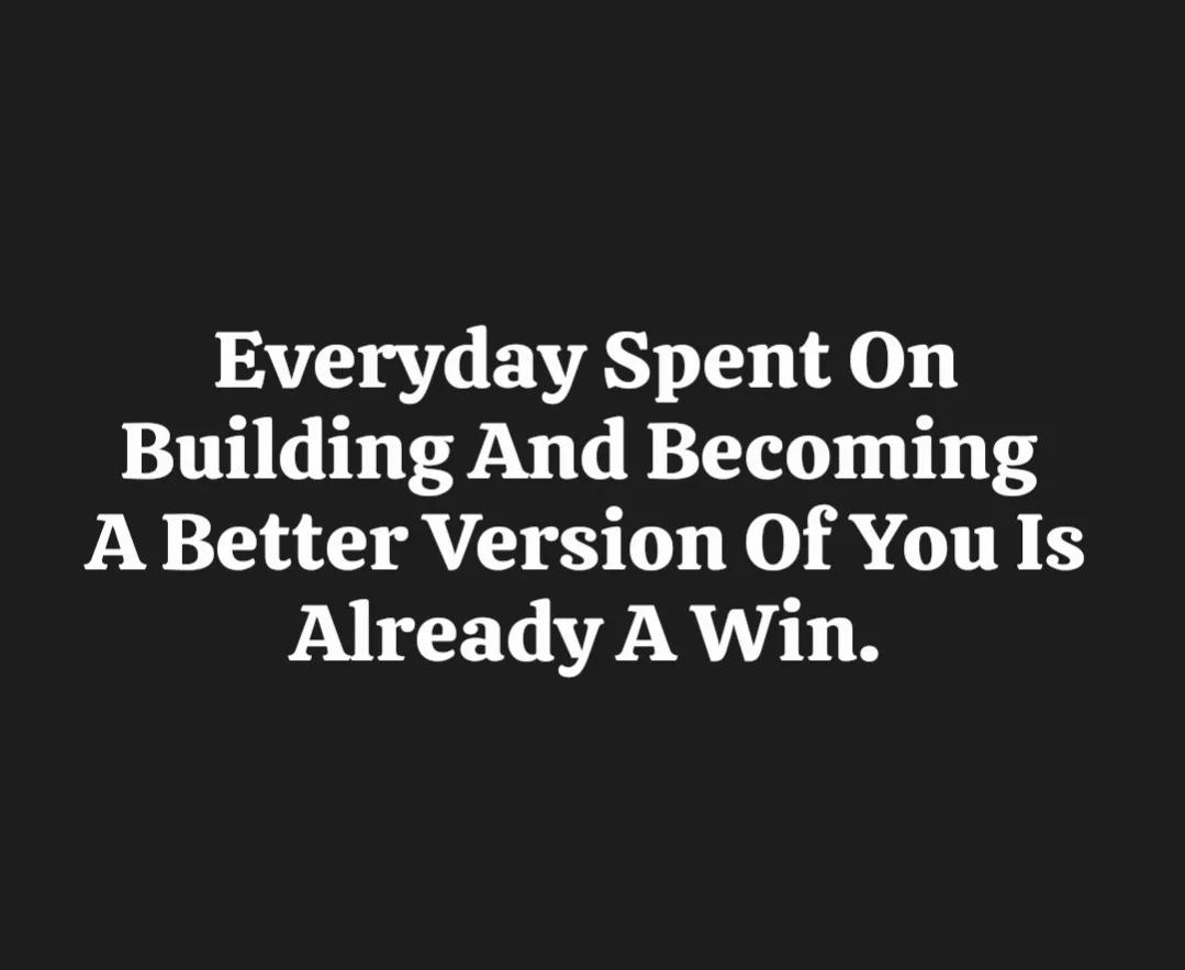 Some Days You Win 
Some Days You Build Character.

During Those Days Of Building Character Is Where Real Growth Comes In.

So If It Means Submitting To God's Will To Build Me Is The Only Thing I'll Live For, Then So Be It.