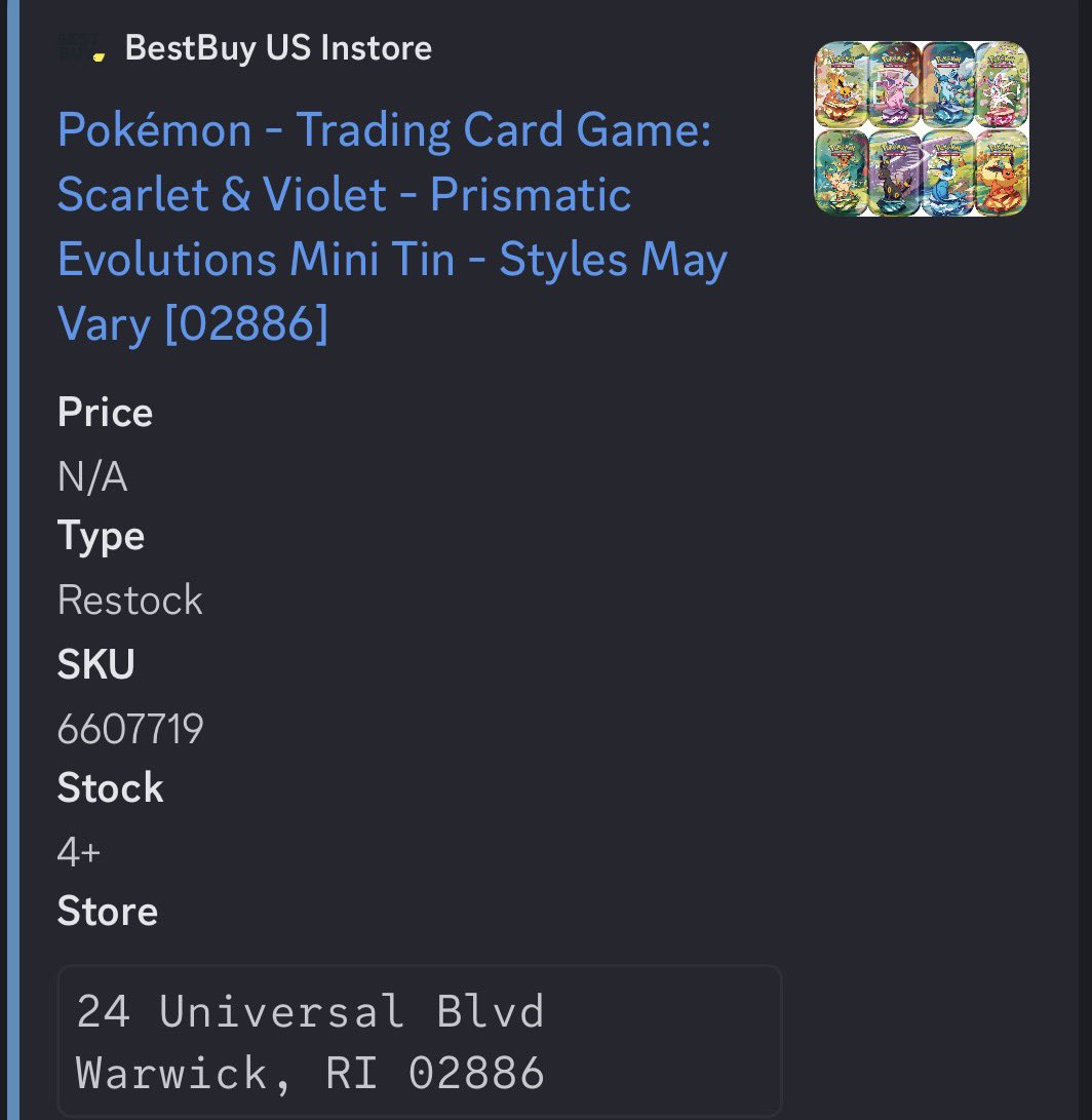 Pokémon Deals, Restock and Alerts tweet media