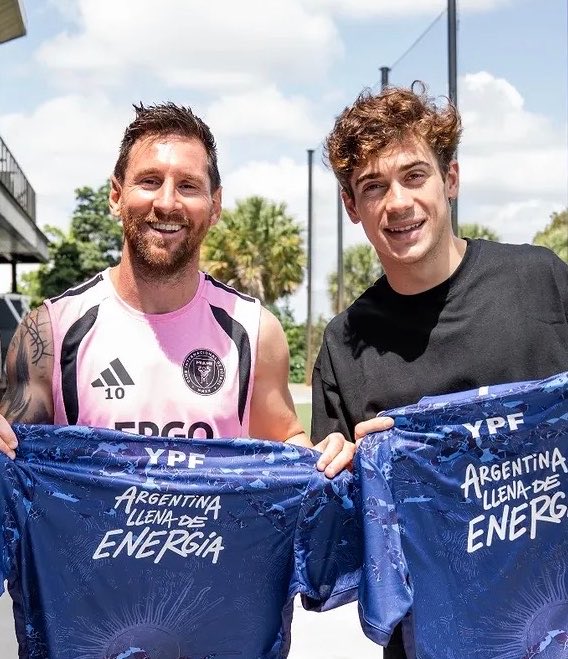 franco finalmente conoció a Messi 🙆🏻‍♀️