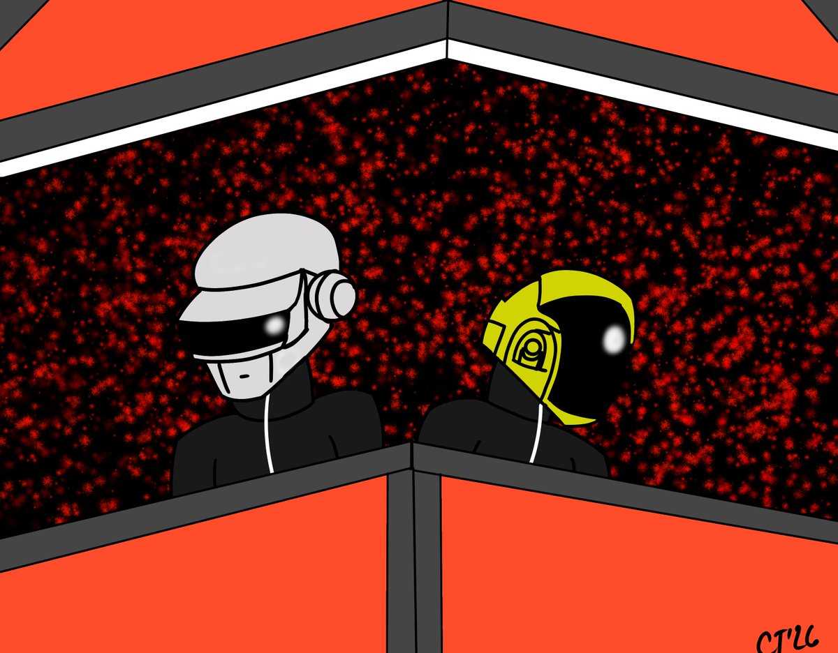 CreativeT_Art's tweet image. #ArtistOnTwitter is trending again, so here's part 2 of my personnel favorites!

#fridaythe13th
#daftpunk
#kpopdemonhunters