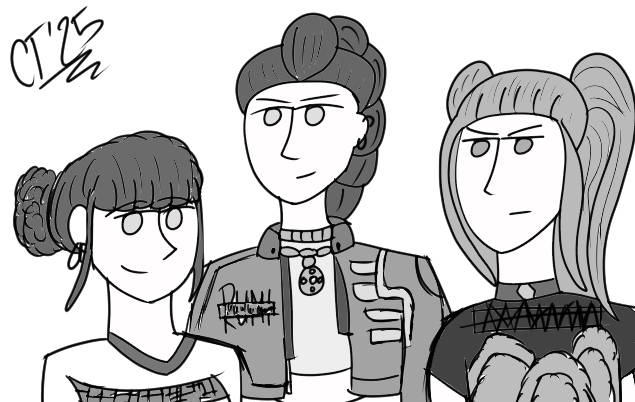 CreativeT_Art's tweet image. #ArtistOnTwitter is trending again, so here's part 2 of my personnel favorites!

#fridaythe13th
#daftpunk
#kpopdemonhunters