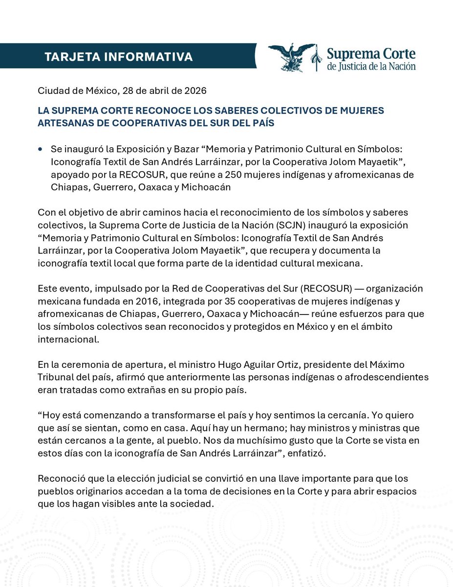 Suprema Corte tweet media