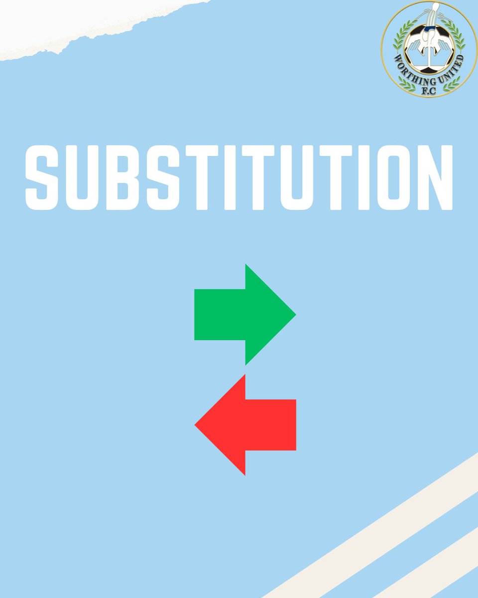 WorthingUtdFC's tweet image. 85: SUB!

Dan Hills replaces Dillon Nagle. There’s going to be plenty of time added on here. 

#BIL 0 #WOR 0