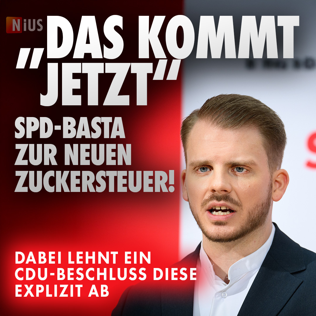 „Die christdemokratische Antwort seien nicht Verbote, sondern marktwirtschaftliche Instrumente.“ Mit diesen Worten lehnten die Delegierten des CDU-Parteitags im Februar 2026 die Einführung einer Zuckersteuer ab. Nun kommt sie doch.

nius.de/politik/spd-ba…