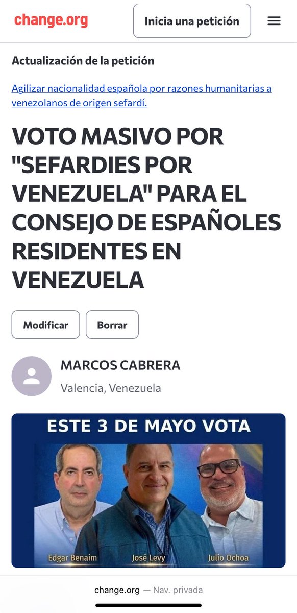 Asoc. de Españoles-Venezolanos de Origen Sefardì tweet media