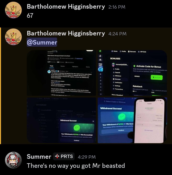 Another warrior fallen to the evil Mr beast casino