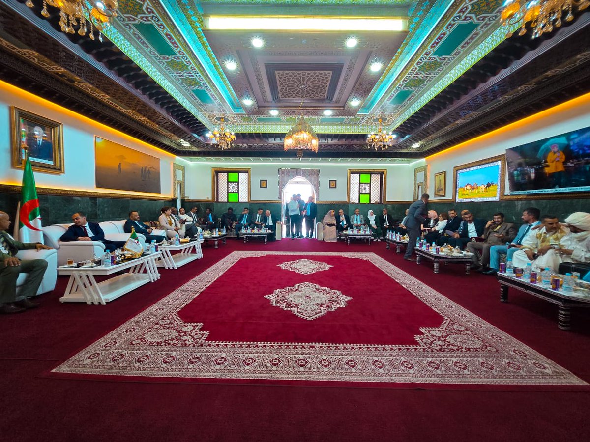 LansanaMmk's tweet photo. H.E Amb.Koroma, of SL🇸🇱 to Algeria attended the opening ceremony of the Exhibition of Algerian products in Tindouf A EXPORT GATEWAY TO WEST AFRICAN COUNTRIES.
This initiative covers 104+ companies exporting products, 
Being part of this ceremony underscores SL interest and desire https://t.co/KMNxjzmVeu