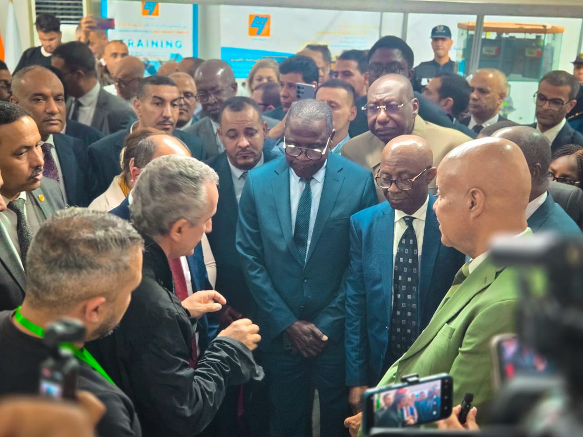 LansanaMmk's tweet photo. H.E Amb.Koroma, of SL🇸🇱 to Algeria attended the opening ceremony of the Exhibition of Algerian products in Tindouf A EXPORT GATEWAY TO WEST AFRICAN COUNTRIES.
This initiative covers 104+ companies exporting products, 
Being part of this ceremony underscores SL interest and desire https://t.co/KMNxjzmVeu