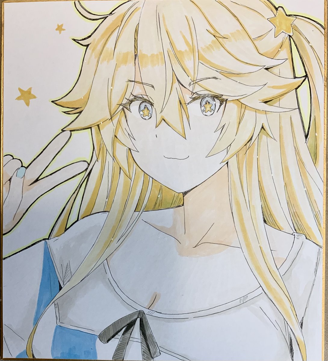 アイオワ10ちゃい
オク用色紙になります
落札者さんにはサークルポスター差し上げます💖 