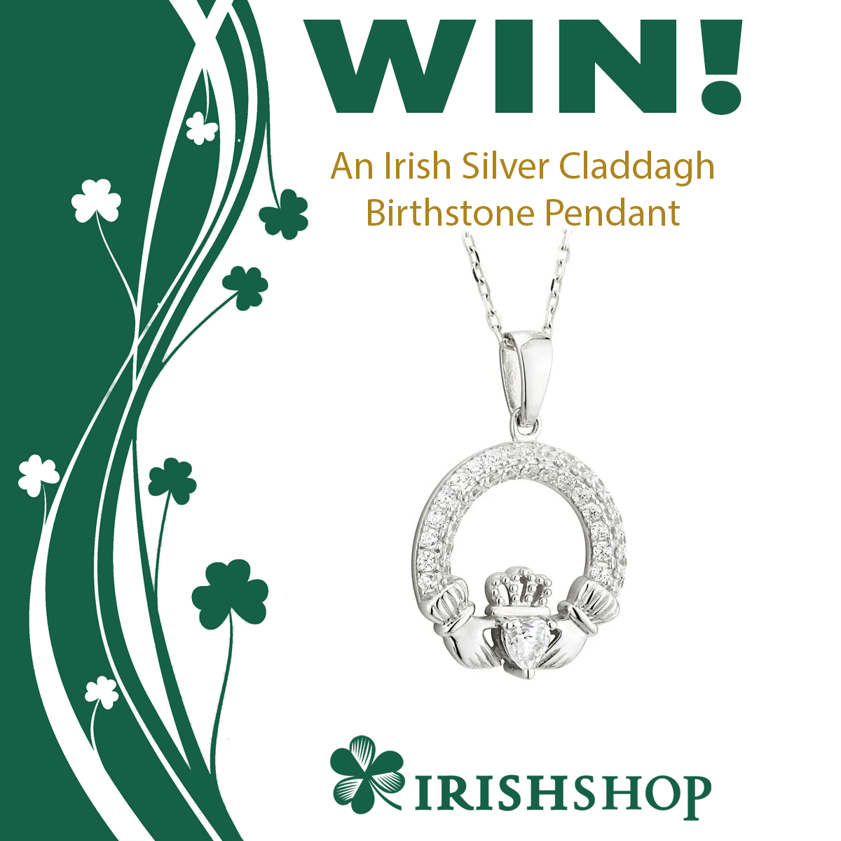irishopcom's tweet image. 💚DON'T MISS YOUR CHANCE TO WIN. ENDS SOON!
💎An Irish Claddagh Birthstone Pendant with your gemstone
🗳️Enter here: irishshop.com/pages/irish-lu…

#irish #claddagh #crystal #birthstone #gemstone #necklace #silver #giveaway #contest #sweepstakes